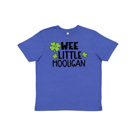 Inktastic St. Patrick's Day Wee Little Hooligan with Clovers Youth T-Shirt