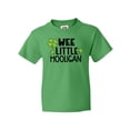 thumbnail image 1 of Inktastic St. Patrick's Day Wee Little Hooligan with Clovers Youth T-Shirt, 1 of 5
