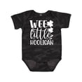 thumbnail image 1 of Inktastic St. Patrick's Day Wee Little Hooligan with Shamrocks Boys or Girls Baby Bodysuit, 1 of 5