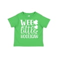 thumbnail image 1 of Inktastic St. Patrick's Day Wee Little Hooligan with Shamrocks Boys or Girls Toddler T-Shirt, 1 of 5