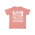 thumbnail image 1 of Inktastic St. Patrick's Day Wee Little Hooligan with Shamrocks Boys or Girls Toddler T-Shirt, 1 of 5