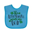 thumbnail image 1 of Inktastic St. Patrick's Day the Leprechauns Made Me Do It Boys or Girls Baby Bib, 1 of 4