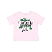 Inktastic St. Patricks Day the Leprechauns Made Me Do It Boys or Girls Baby T-Shirt