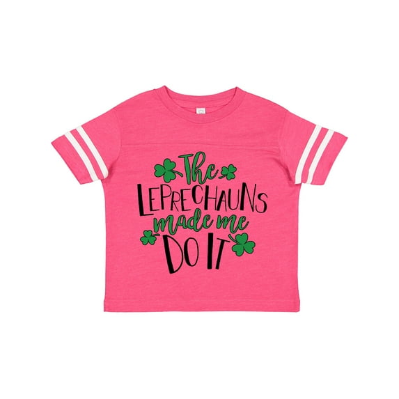 Inktastic St. Patrick's Day the Leprechauns Made Me Do It Boys or Girls Toddler T-Shirt