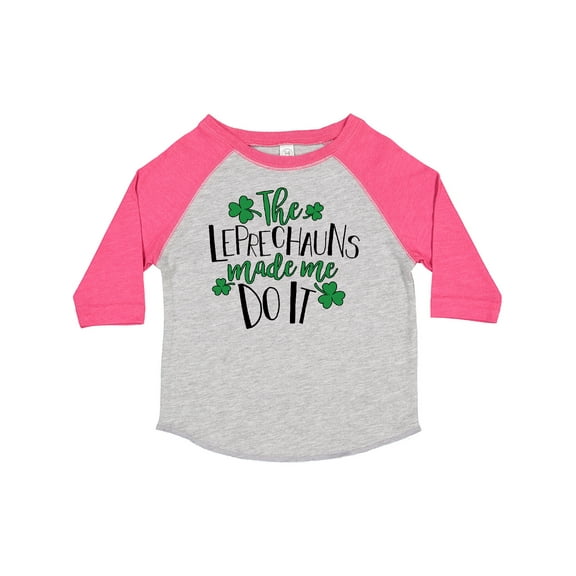 Inktastic St. Patrick's Day the Leprechauns Made Me Do It Boys or Girls Toddler T-Shirt