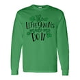 thumbnail image 1 of Inktastic St. Patrick's Day the Leprechauns Made Me Do It Long Sleeve T-Shirt, 1 of 5