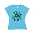 thumbnail image 1 of Inktastic St. Patrick's Day the Leprechauns Made Me Do It Women's V-Neck T-Shirt, 1 of 5