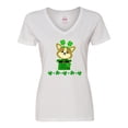 thumbnail image 1 of Inktastic St Patricks Day Clothes Women's V-Neck T-Shirt, 1 of 5