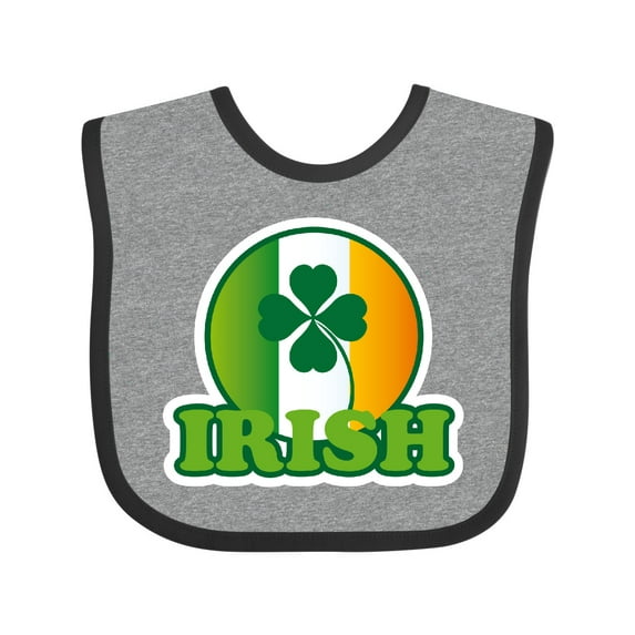 Inktastic St Patricks Day Cute Irish Gift Boys or Girls Baby Bib