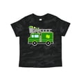 thumbnail image 1 of Inktastic St. Patricks Day Fire Truck in Green with Shamrocks Boys or Girls Toddler T-Shirt, 1 of 5