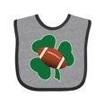 thumbnail image 1 of Inktastic St Patricks Day Football Boys or Girls Baby Bib, 1 of 4