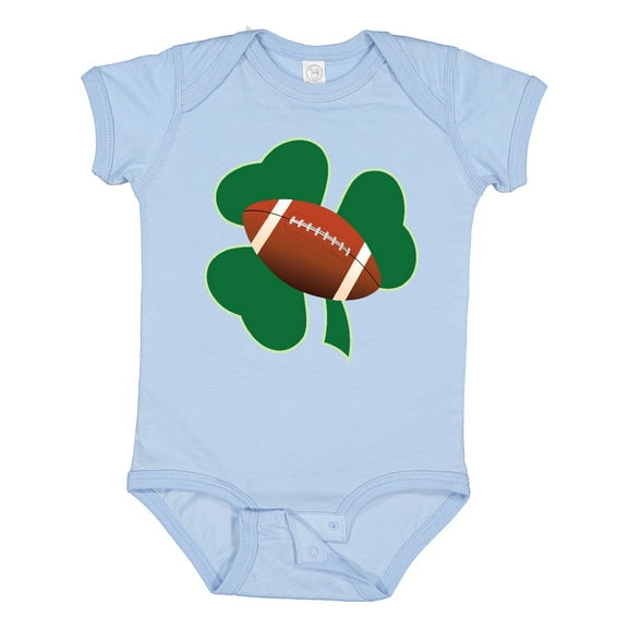 Inktastic St Patricks Day Football Boys or Girls Baby Bodysuit