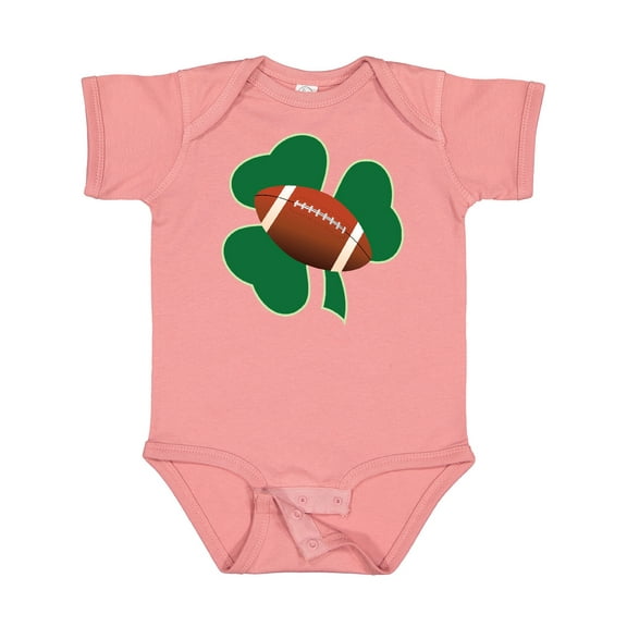 Inktastic St Patricks Day Football Boys or Girls Baby Bodysuit
