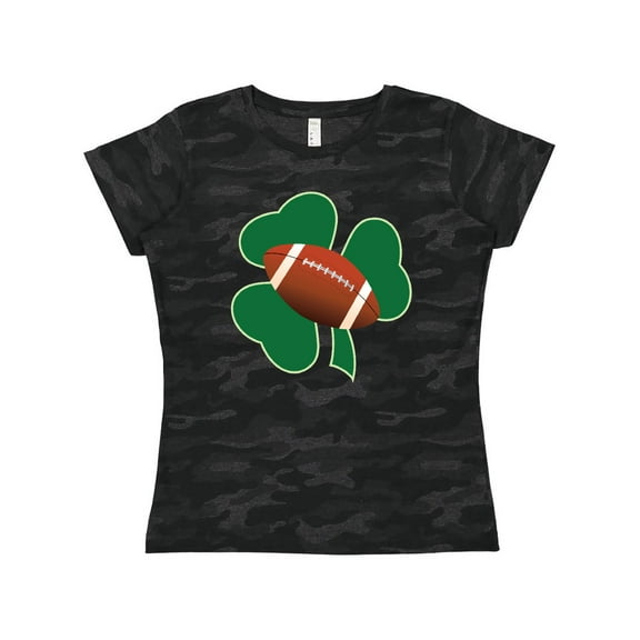 Inktastic St Patricks Day Football Women's T-Shirt