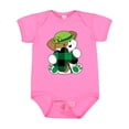 thumbnail image 1 of Inktastic St Patricks Day Irish Buffalo Plaid Puppy Boys or Girls Baby Bodysuit, 1 of 5
