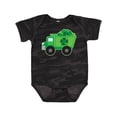 thumbnail image 1 of Inktastic St Patricks Day Irish Clover Dump Truck Childs Boys Baby Bodysuit, 1 of 5
