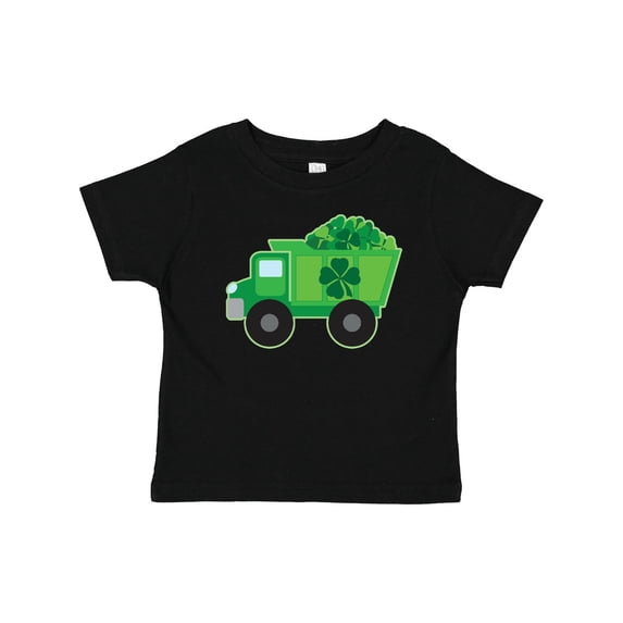 Inktastic St Patricks Day Irish Clover Dump Truck Childs Boys Baby T-Shirt