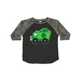 thumbnail image 1 of Inktastic St Patricks Day Irish Clover Dump Truck Childs Boys Toddler T-Shirt, 1 of 5