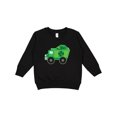thumbnail image 1 of Inktastic St Patricks Day Irish Clover Dump Truck Childs Toddler Sweatshirt, 1 of 4