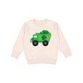 thumbnail image 1 of Inktastic St Patricks Day Irish Clover Dump Truck Childs Toddler Sweatshirt, 1 of 4
