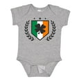 thumbnail image 1 of Inktastic St Patricks Day Irish Flag Shield and Shamrock Boys or Girls Baby Bodysuit, 1 of 5