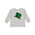 thumbnail image 1 of Inktastic St Patricks Day Irish Green Buffalo Plaid Boys or Girls Long Sleeve Toddler T-Shirt, 1 of 5
