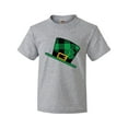 thumbnail image 1 of Inktastic St Patricks Day Irish Green Buffalo Plaid Youth T-Shirt, 1 of 5