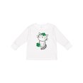 thumbnail image 1 of Inktastic St Patricks Day Irish Kitty Cat Girls Long Sleeve Toddler T-Shirt, 1 of 5