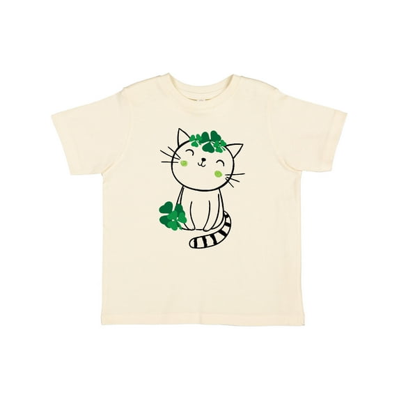 Inktastic St Patricks Day Irish Kitty Cat Girls Toddler T-Shirt