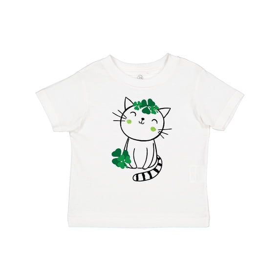 Inktastic St Patricks Day Irish Kitty Cat Girls Toddler T-Shirt