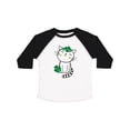 thumbnail image 1 of Inktastic St Patricks Day Irish Kitty Cat Girls Toddler T-Shirt, 1 of 5