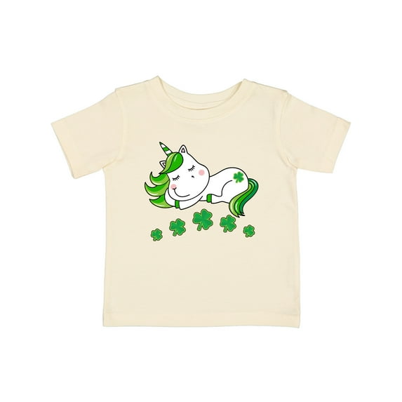 Inktastic St Patricks Day Irish Unicorn Girls Baby T-Shirt