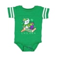thumbnail image 1 of Inktastic St Patricks Day Irish Unicorn Illustration with Shamrocks Boys or Girls Baby Bodysuit, 1 of 5