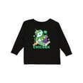 thumbnail image 1 of Inktastic St Patricks Day Irish Unicorn Illustration with Shamrocks Boys or Girls Long Sleeve Toddler T-Shirt, 1 of 5