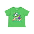 thumbnail image 1 of Inktastic St Patricks Day Irish Unicorn Illustration with Shamrocks Boys or Girls Toddler T-Shirt, 1 of 5