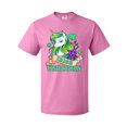 thumbnail image 1 of Inktastic St Patricks Day Irish Unicorn Illustration with Shamrocks T-Shirt, 1 of 5