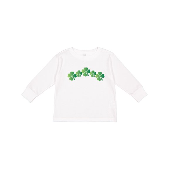 Inktastic St Patricks Day Luck Boys or Girls Long Sleeve Toddler T-Shirt