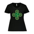 thumbnail image 1 of Inktastic St Patricks Day Shamrock Irish Women's Plus Size T-Shirt, 1 of 5