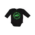 thumbnail image 1 of Inktastic St Patricks Day Shamrock Truck Boys Long Sleeve Baby Bodysuit, 1 of 5