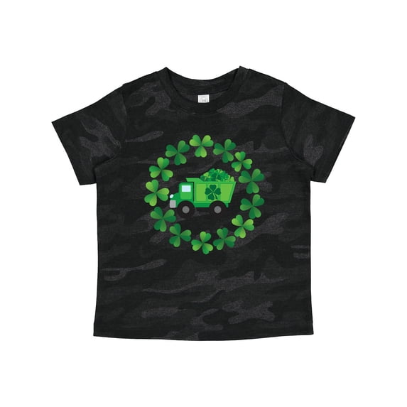 Inktastic St Patricks Day Shamrock Truck Boys Toddler T-Shirt