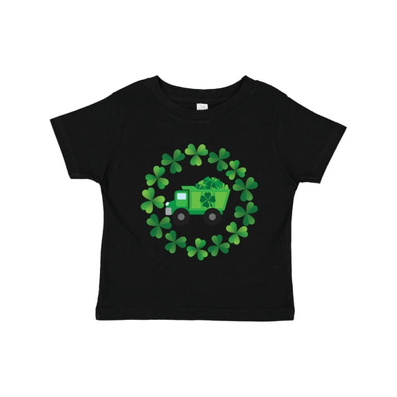 Inktastic St Patricks Day Shamrock Truck Boys Toddler T-Shirt