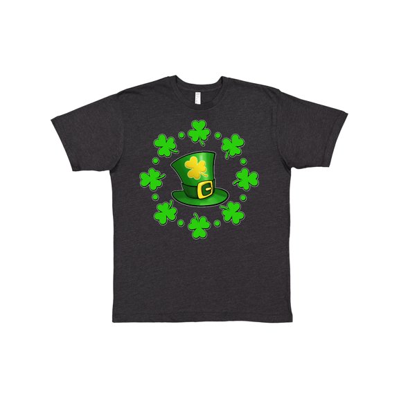 Inktastic St. Patricks Day Shamrocks and Hat T-Shirt