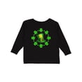 thumbnail image 1 of Inktastic St. Patricks Day shamrocks and hat Boys or Girls Long Sleeve Toddler T-Shirt, 1 of 5