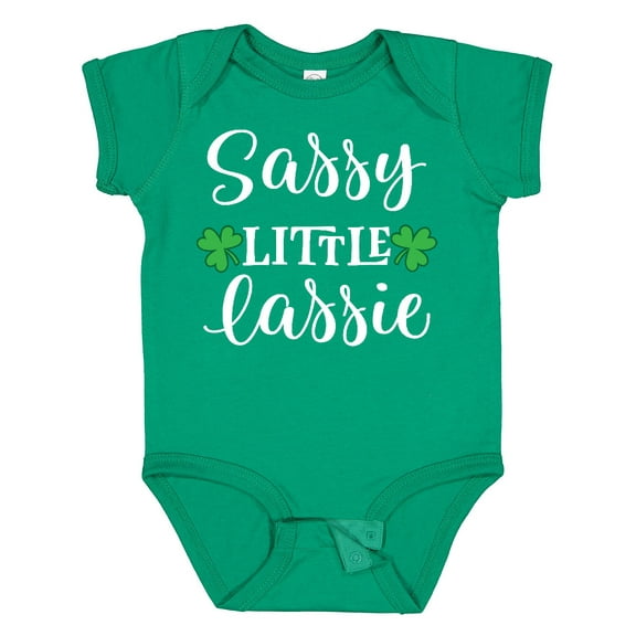Inktastic St Patricks Irish Lassie Girls Baby Bodysuit