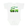 thumbnail image 1 of Inktastic St Patricks Irish Shamrock Train Boys or Girls Baby Bodysuit, 1 of 5