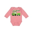 thumbnail image 1 of Inktastic St Patricks Irish Shamrock Train Boys or Girls Long Sleeve Baby Bodysuit, 1 of 5