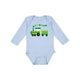 thumbnail image 1 of Inktastic St Patricks Irish Shamrock Train Boys or Girls Long Sleeve Baby Bodysuit, 1 of 5