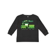 thumbnail image 1 of Inktastic St Patricks Irish Shamrock Train Boys or Girls Long Sleeve Toddler T-Shirt, 1 of 5