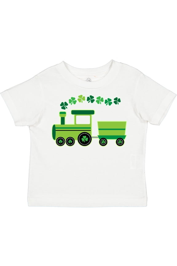 St Patricks Irish Shamrock Train Boys or Girls Toddler T-Shirt