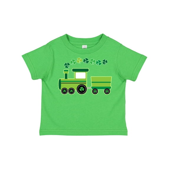 Inktastic St Patricks Irish Shamrock Train Boys or Girls Toddler T-Shirt